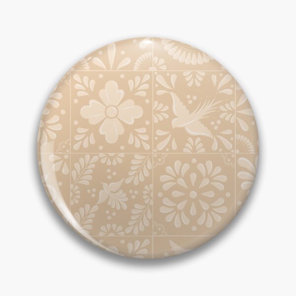 Item preview, Mexican Beige Talavera Tile Pattern by Akbaly designed and sold by Akbaly.