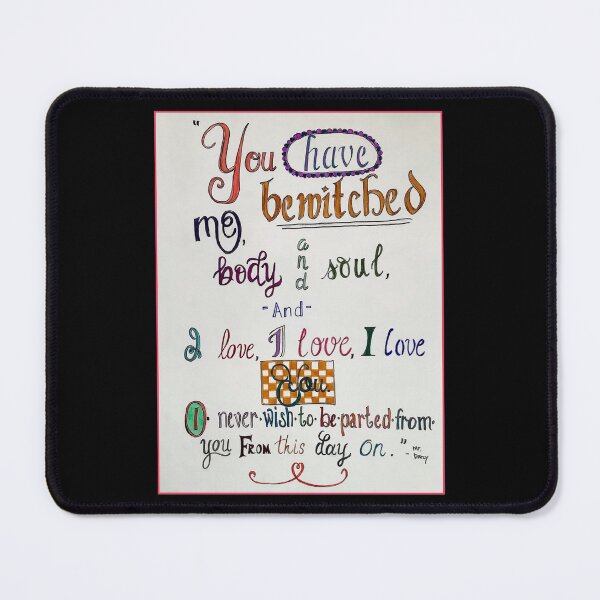 Item preview, Mr. Darcy quote designed and sold by Hollygolightly8.