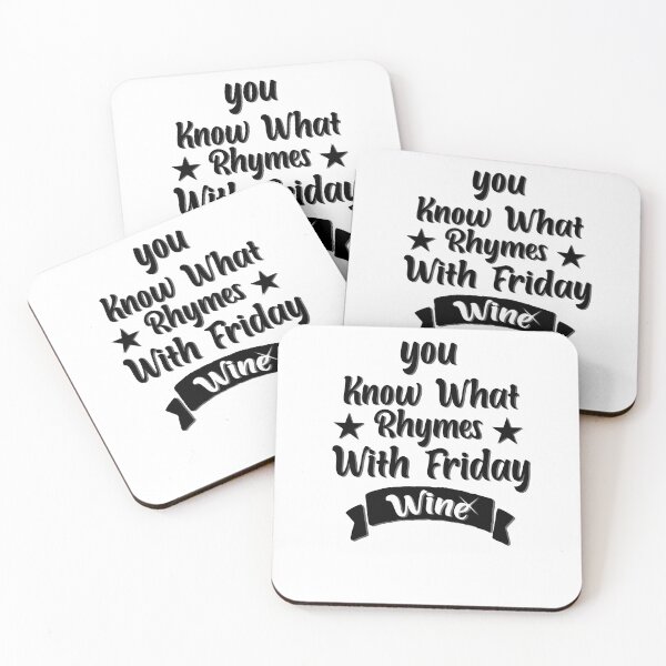 Item preview, You know what rhymes with friday Wine Mens Womens Shirt - Wine Lover Merlot Drinking Wine Tasting Shirts designed and sold by Uzero-Shop.