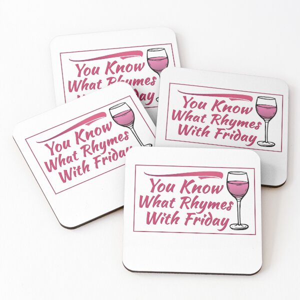 Item preview, You know what rhymes with friday Wine Mens Womens Shirt - Wine Lover Merlot Drinking Wine Tasting Shirts designed and sold by Uzero-Shop.