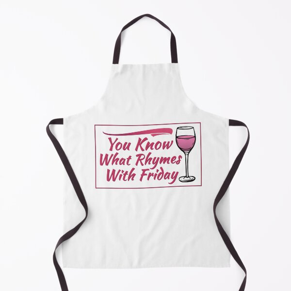 Item preview, You know what rhymes with friday Wine Mens Womens Shirt - Wine Lover Merlot Drinking Wine Tasting Shirts designed and sold by Uzero-Shop.