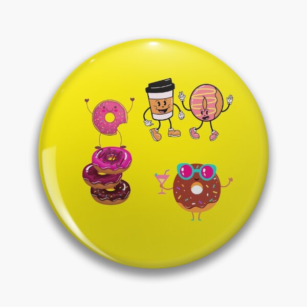 Item preview, Funny Doughnut Characters designed and sold by surprise-to-me.