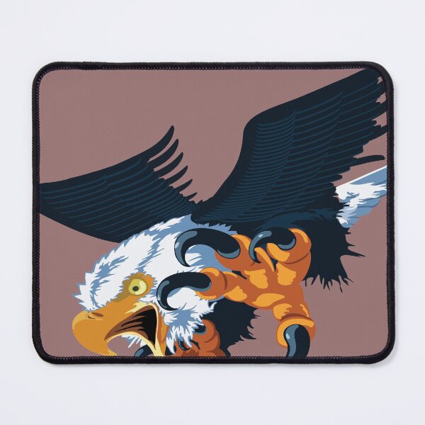 Item preview, Eagle diving with claws out and open beak designed and sold by James Hindermeier.
