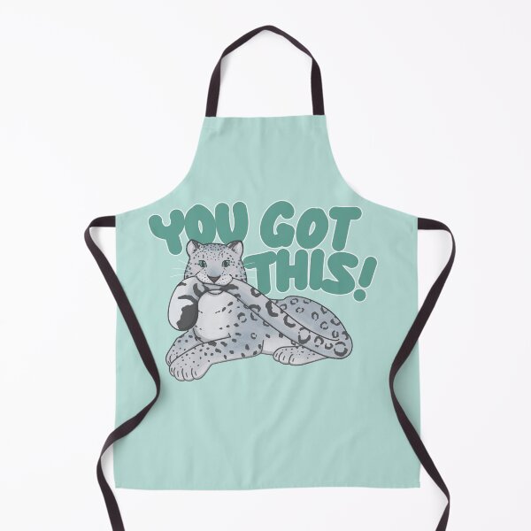 Item preview, You Got This! Snow Leopard Motivational designed and sold by deliinthesky.