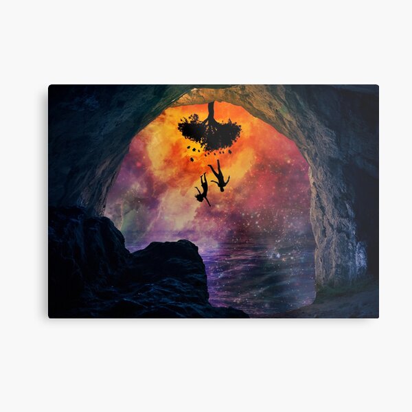 Adam and eve in the beginning Metal Print