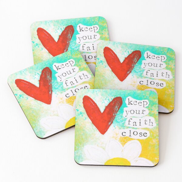 Item preview, KEEP YOUR FAITH CLOSE  designed and sold by KATHLEEN TENNANT ART.