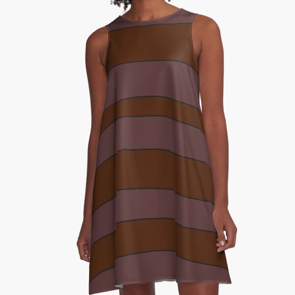 Item preview, brown and burgundy stripe designed and sold by The Poette.
