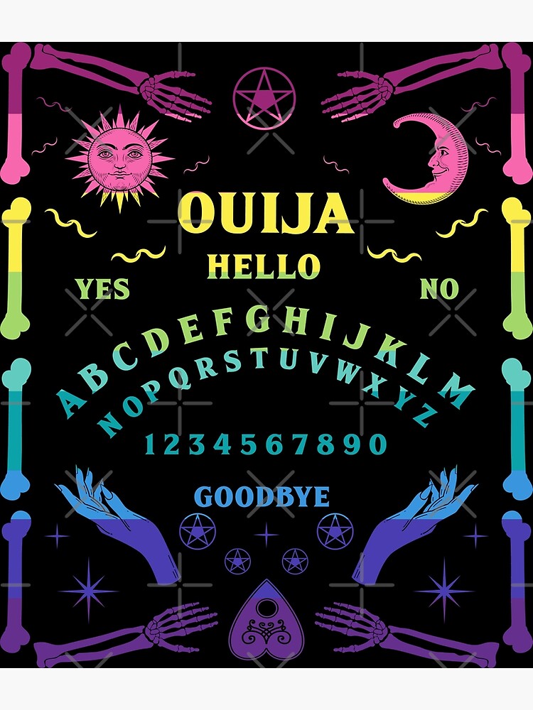 Poster for Sale avec l'œuvre « Planche Ouija (3) » de l'artiste