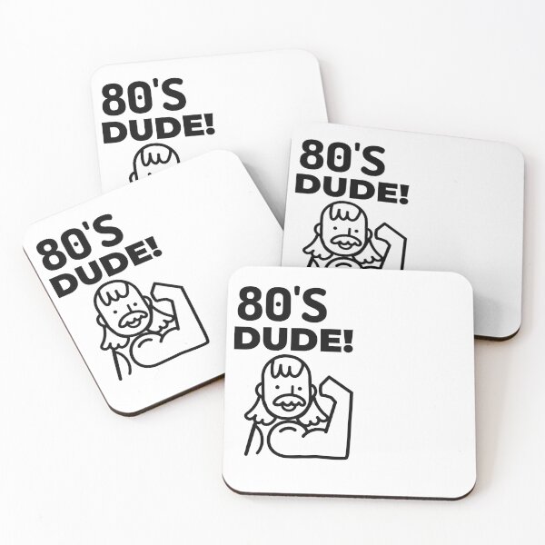Item preview, 80's DUDE He's TOTALLY BUFF designed and sold by BestCoolStuff.