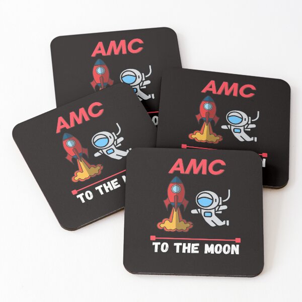 Item preview, amc to the moon dogecoin memes designed and sold by 77ART.