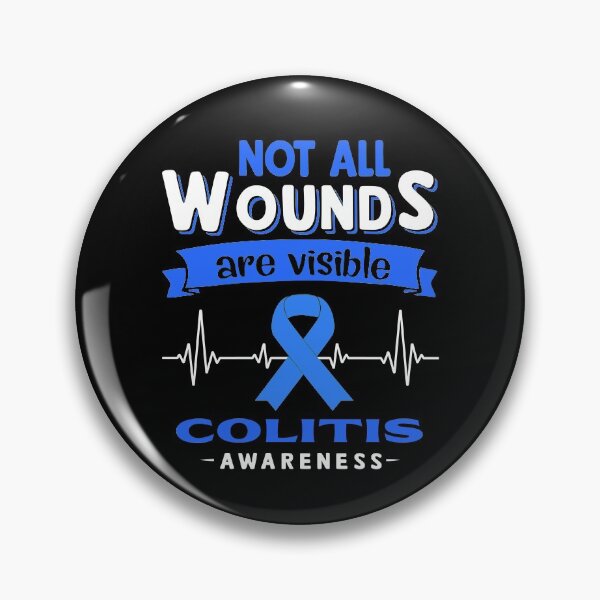 Item preview, Colitis Awareness Not All Wounds Are Visible designed and sold by Victormoratalla.