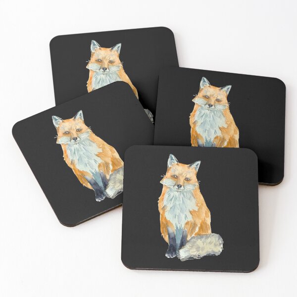 Artikelvorschau, Aquarell Fuchs entworfen und verkauft von franktact.