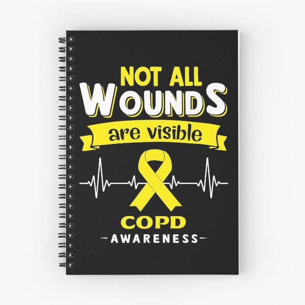 Item preview, COPD Awareness Not All Wounds Are Visible designed and sold by Victormoratalla.