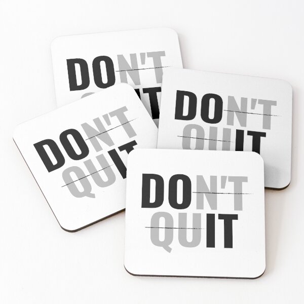 Item preview, Don't Quit / Do It designed and sold by Martini-Four.