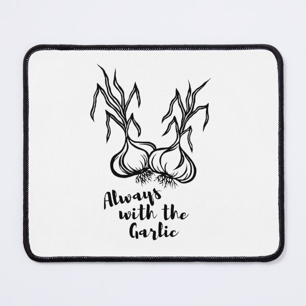 Item preview, Always with the Garlic | Garlic Bulbs Design designed and sold by Monochromatics by Corie Mae Dark.
