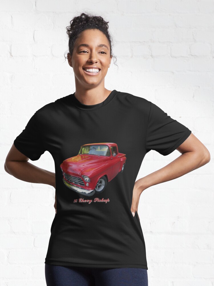 Official GM Chevy Trucks Logo Brungandy T-Shirt Men's