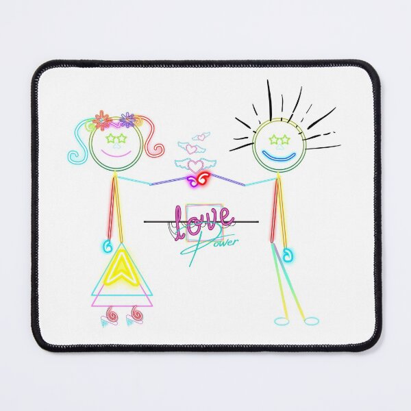 Item preview, Love Power / Neon Illustration designed and sold by BeatyinChaos.