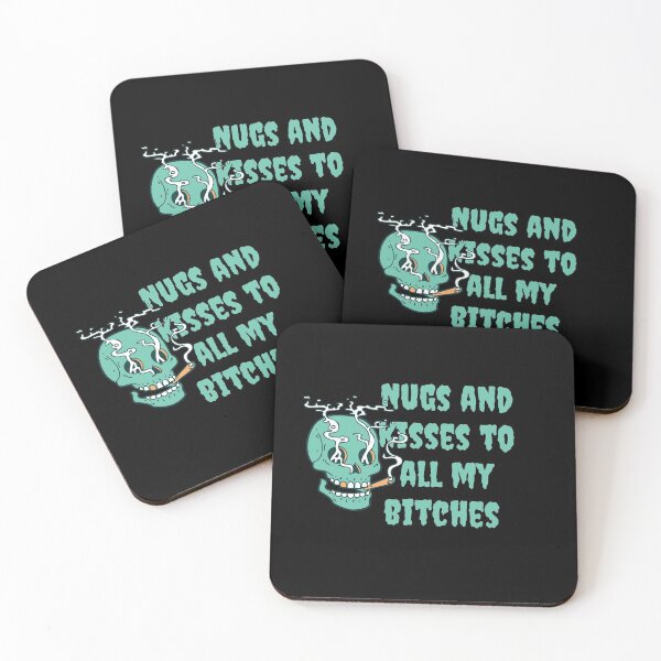 Item preview, Nugs and kisses to all my bit**es -Funny Weed Stoned Saying designed and sold by Red-ElYoubi.