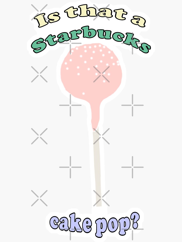 Pink Drinks and Cake Pops Decal