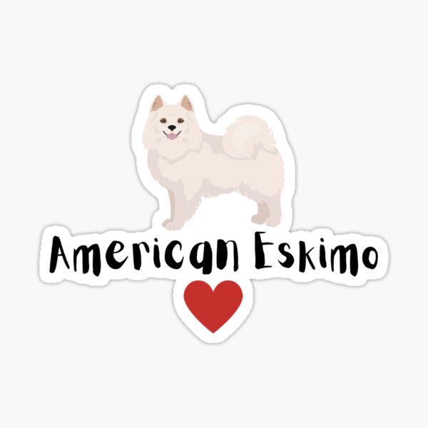 Item preview, American Eskimo Dog Love designed and sold by AceTrainerTina.
