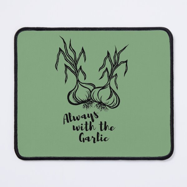 Item preview, Always with the Garlic | Garlic Bulbs Design designed and sold by Monochromatics by Corie Mae Dark.