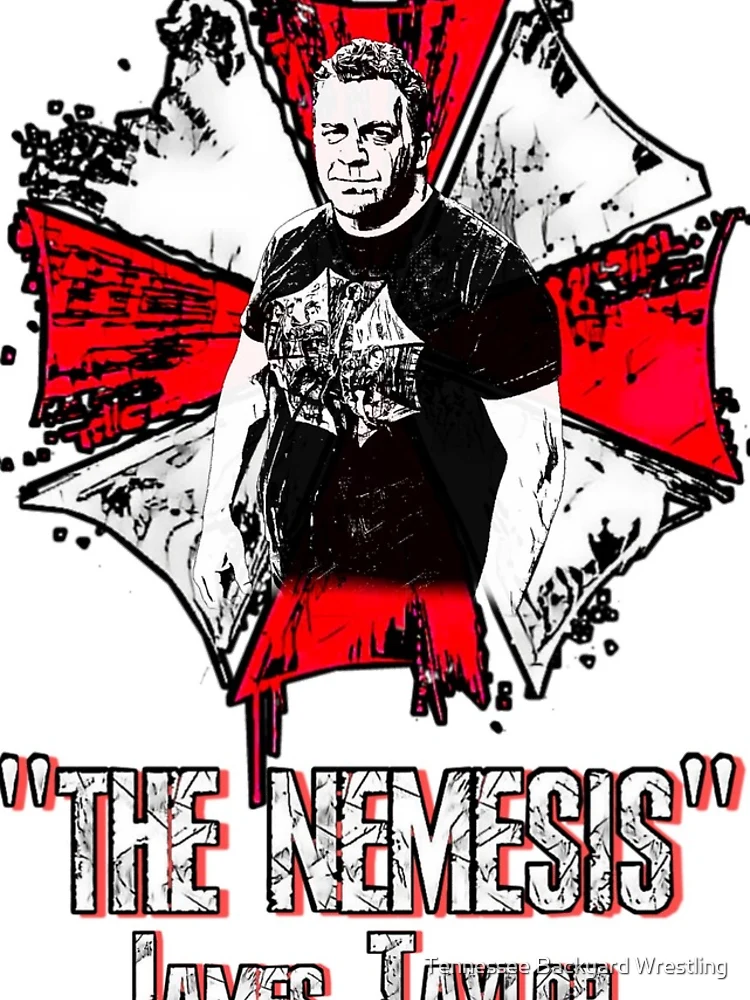 Thumbnail 4 of 4, iPhone Case, "The Nemesis“ James Taylor Official TBW Merchandise designed and sold by Tennessee Backyard Wrestling.