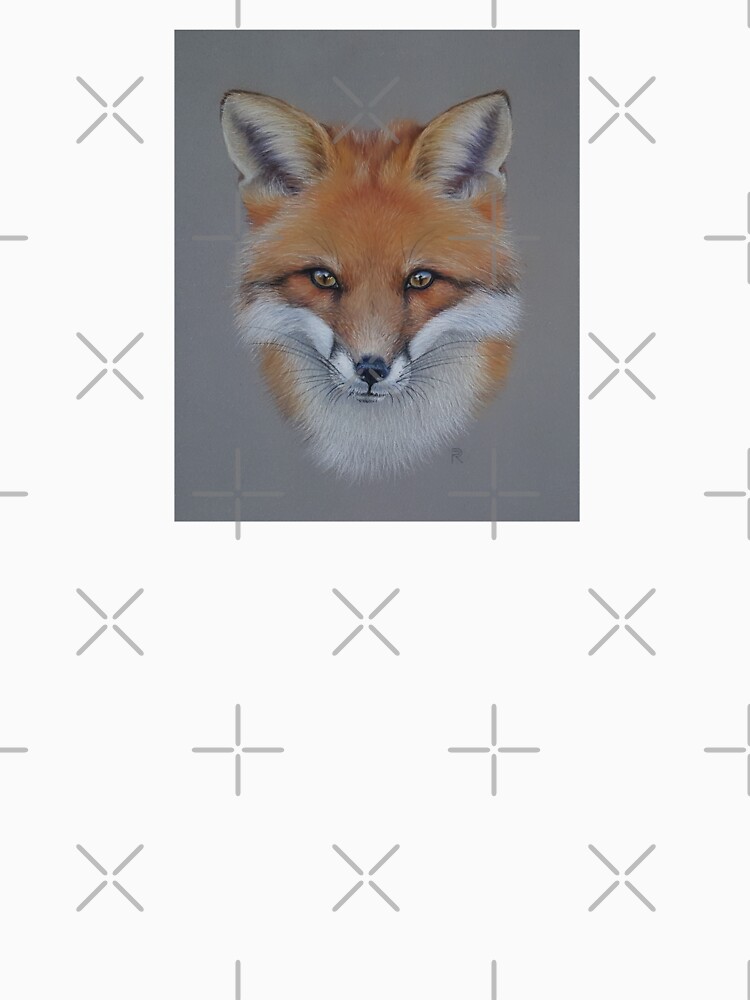 Thumbnail 7 of 7, Classic T-Shirt, Fox portrait designed and sold by Penguland.