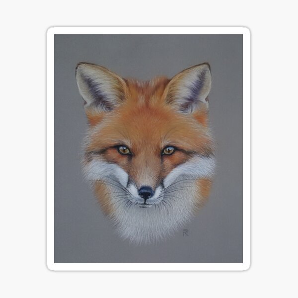 Fox portrait Sticker