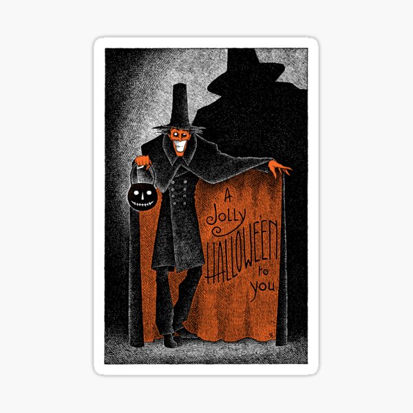 The Jolly Halloween Man Sticker