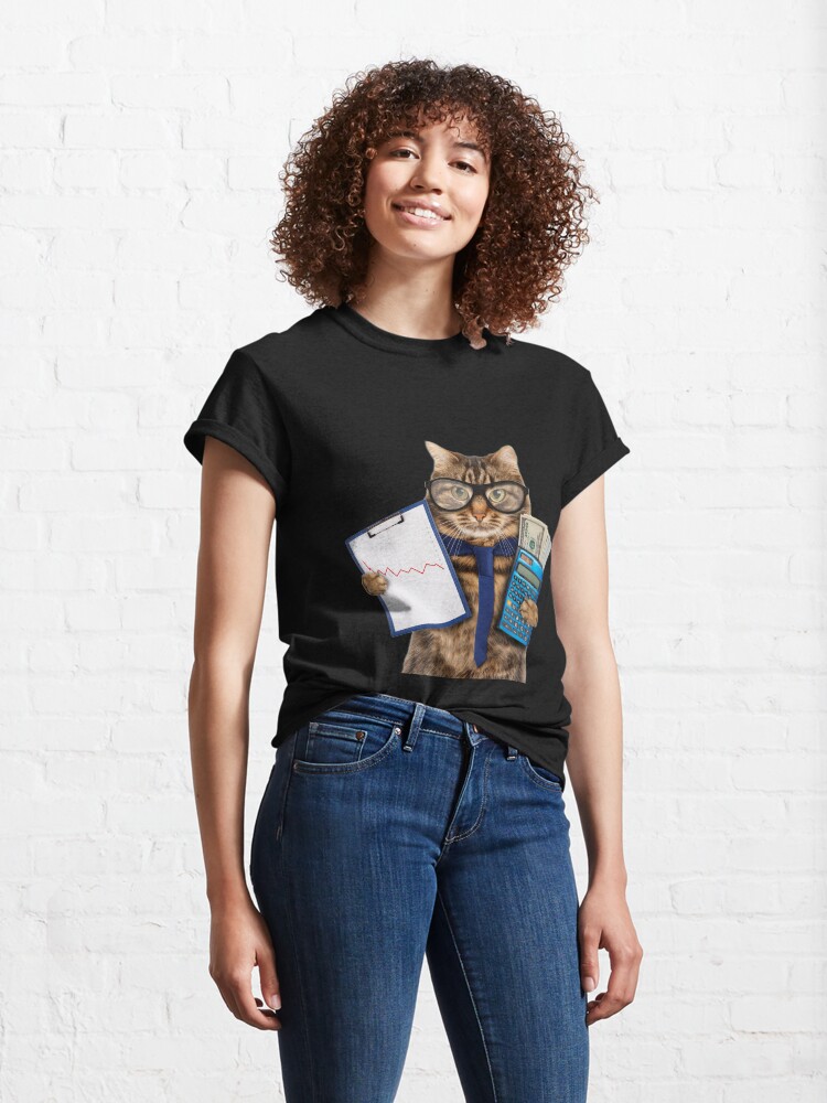 Vista alternativa de Camiseta clásica Administrador de gatos