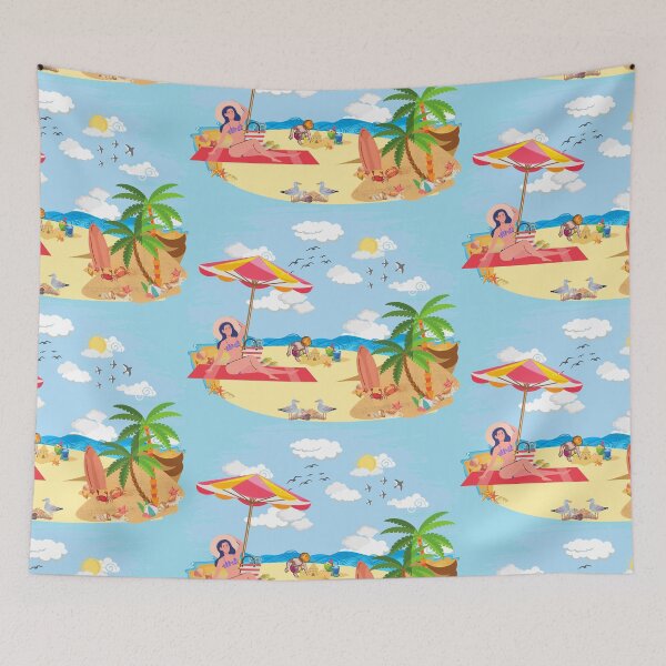 Artikelvorschau, Ein arbeitsreicher Tag - Fun on the Beach ClipArt entworfen und verkauft von BeatyinChaos.