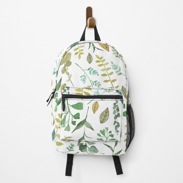 Item preview, Green botanical foliage in watercolor designed and sold by romanideco.