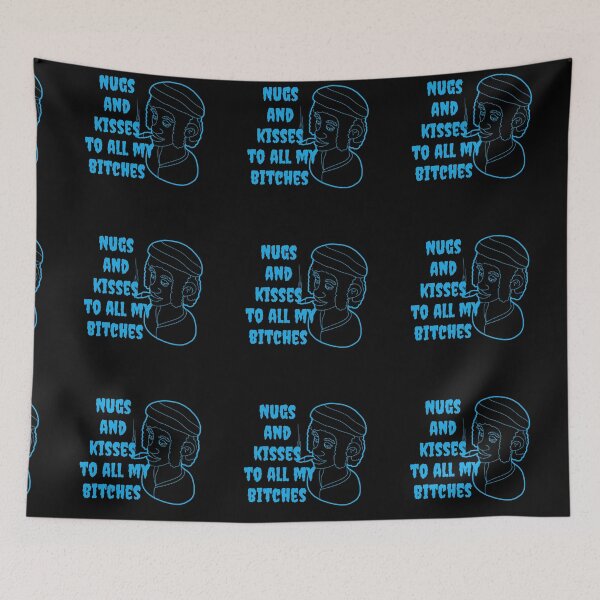 Item preview, Nugs and kisses to all my bit**es -Funny Weed Stoned Saying designed and sold by Red-ElYoubi.