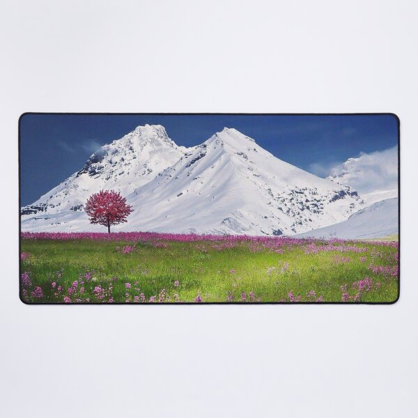 Item preview, Snowy Mountain Meadow designed and sold by Arbrew.