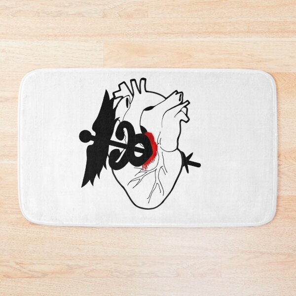 Item preview, Rod of Asclepius through heart designed and sold by OberArt.