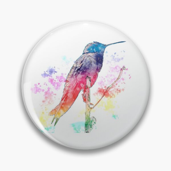 Item preview, Colibri watercolor designed and sold by PIlar Kryztina  Vasquez P..