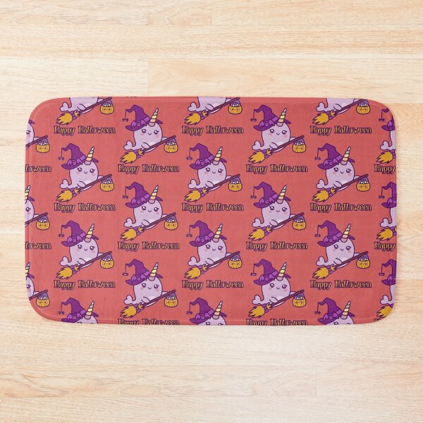 Item preview, Little Witch Narwhal Is Riding A Broom On Halloween designed and sold by finnimoo.