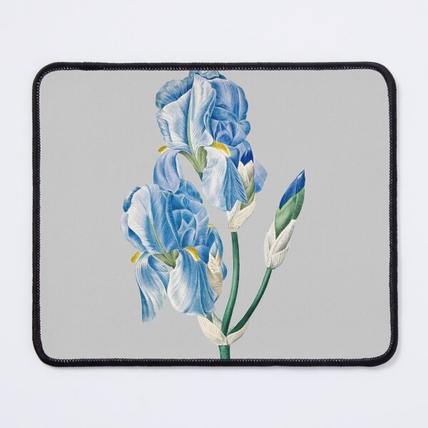 Item preview, Beautiful Vintage Blue Iris by Pierre Redoute designed and sold by Mumzy2many.