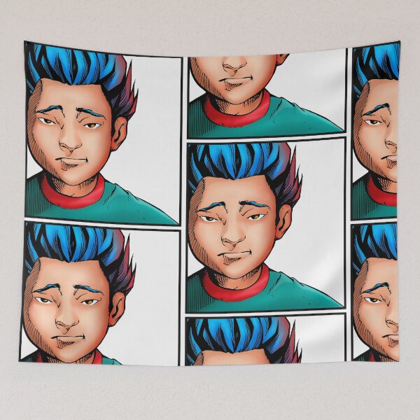 Item preview, Alin in comic book panel designed and sold by TumbleCreek.