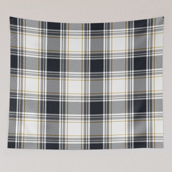 Item preview, Black and white Plaid designed and sold by latheandquill.