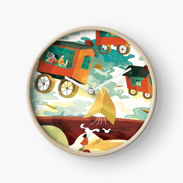 Flying Letters Clock