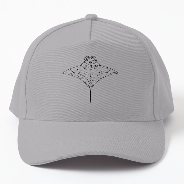 Moon Manta Ray Baseball Cap