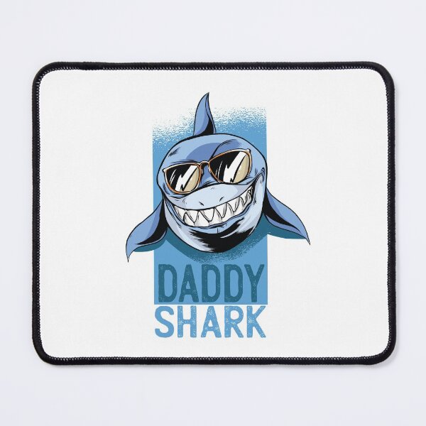 Item preview, Great White Daddy Shark designed and sold by Cute and Funny Animal Art Designs.