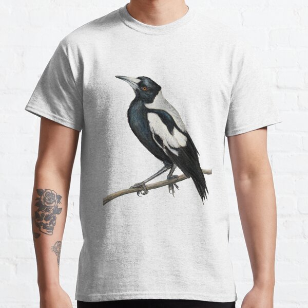 Item preview, The Australian Magpie, Collingwood's iconic bird - drawing  designed and sold by RachaelCurryArt.