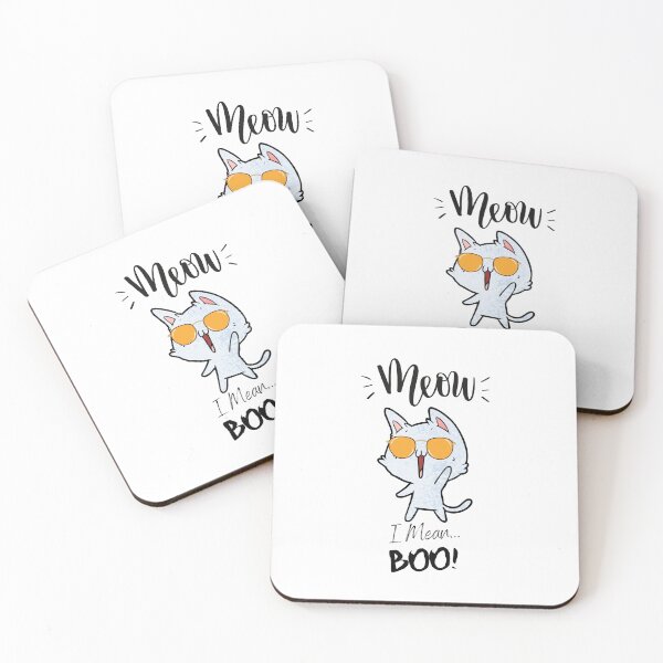 Item preview,  Meow I Mean Boo - Funny designed and sold by CreativeMansion.