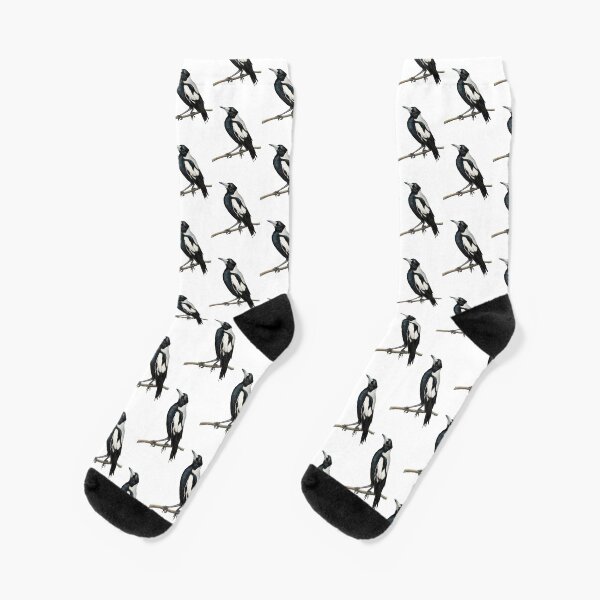 Item preview, The Australian Magpie, Collingwood's iconic bird - drawing  designed and sold by RachaelCurryArt.