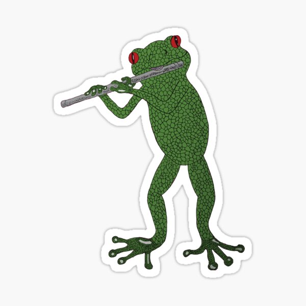 Funny Frog Gift For Kids Men Women Cool Tadpole Fr' Sticker