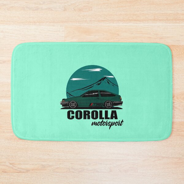 Item preview, Green Toyota Corolla Classic Car Japanese Sports JDM Cars designed and sold by anjanaartz.