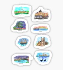 Australia- Capital Cities Sticker