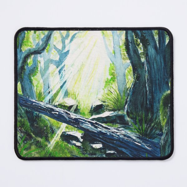 Item preview, Magic forest: Goblin Forest at Mt Taranaki original watercolor art designed and sold by ArtandJoyNZ.